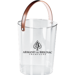Acrylic Bucket with Leather Handle