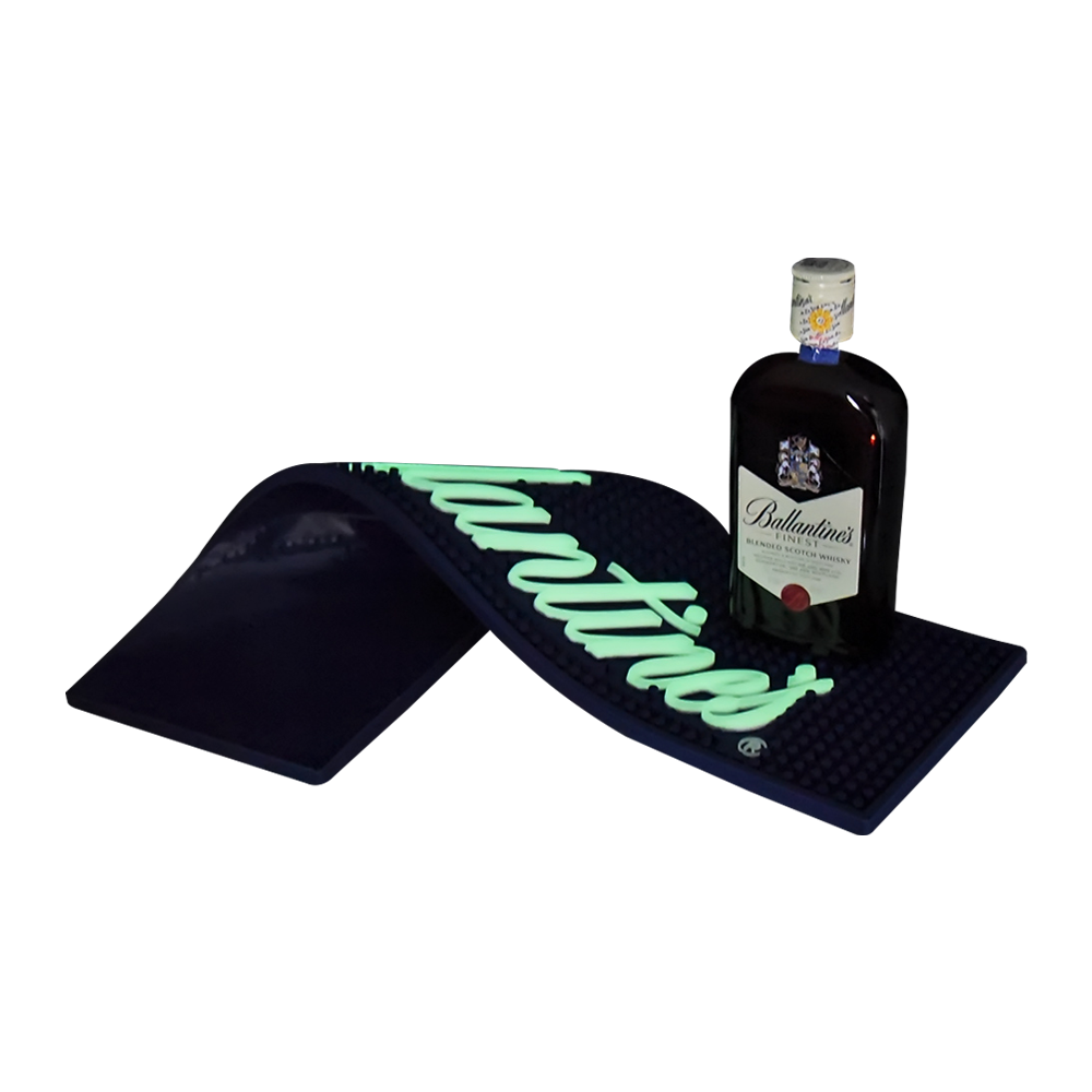 WNG-3439-LED-Bar-Service-Mat-6 LED + Dark Glow Bar Service Mat
