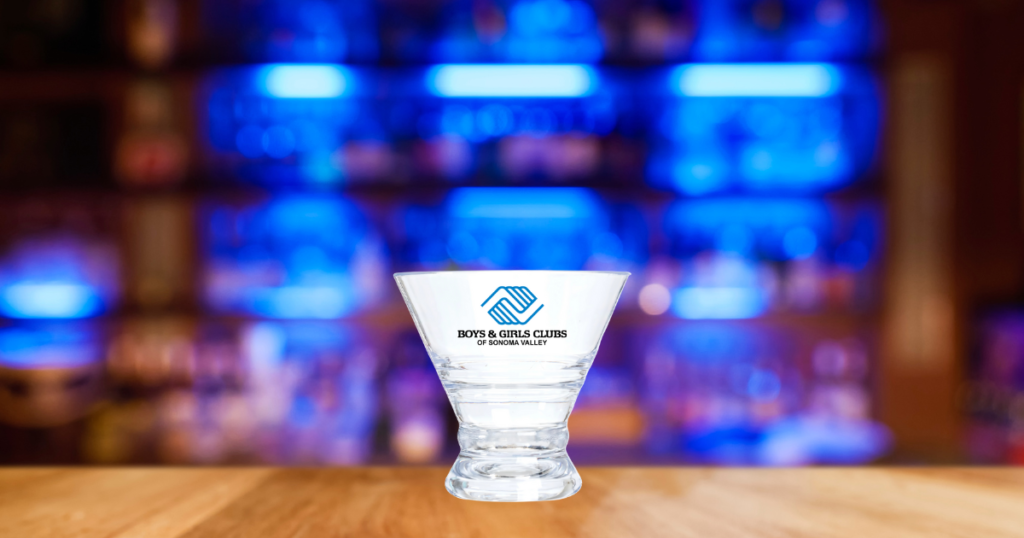 6oz. TRITAN Acrylic Stemless Martini Glass