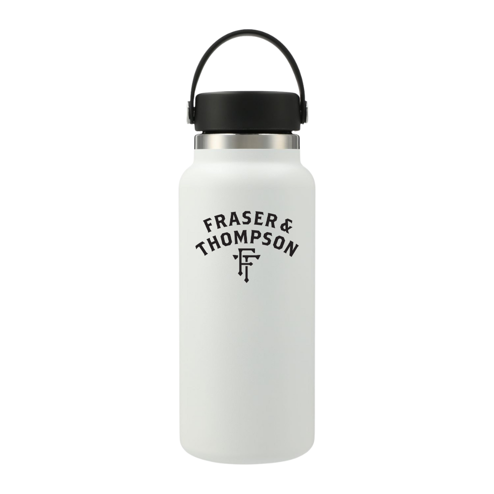 WNG-3785-Hydro-Flask®-Wide-Mouth-32oz-2-White 32oz.Hydro Flask® Wide Mouth Bottle with Flex Cap
