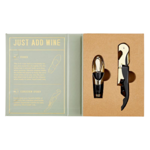 Corkscrew Opener and Pourer Gift Set