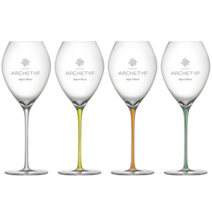 14oz. Colored Stem Champagne Glass