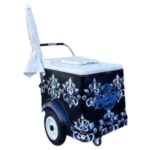 Ice Cream and Drink Push Cart