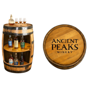 Whiskey Barrel Shelf