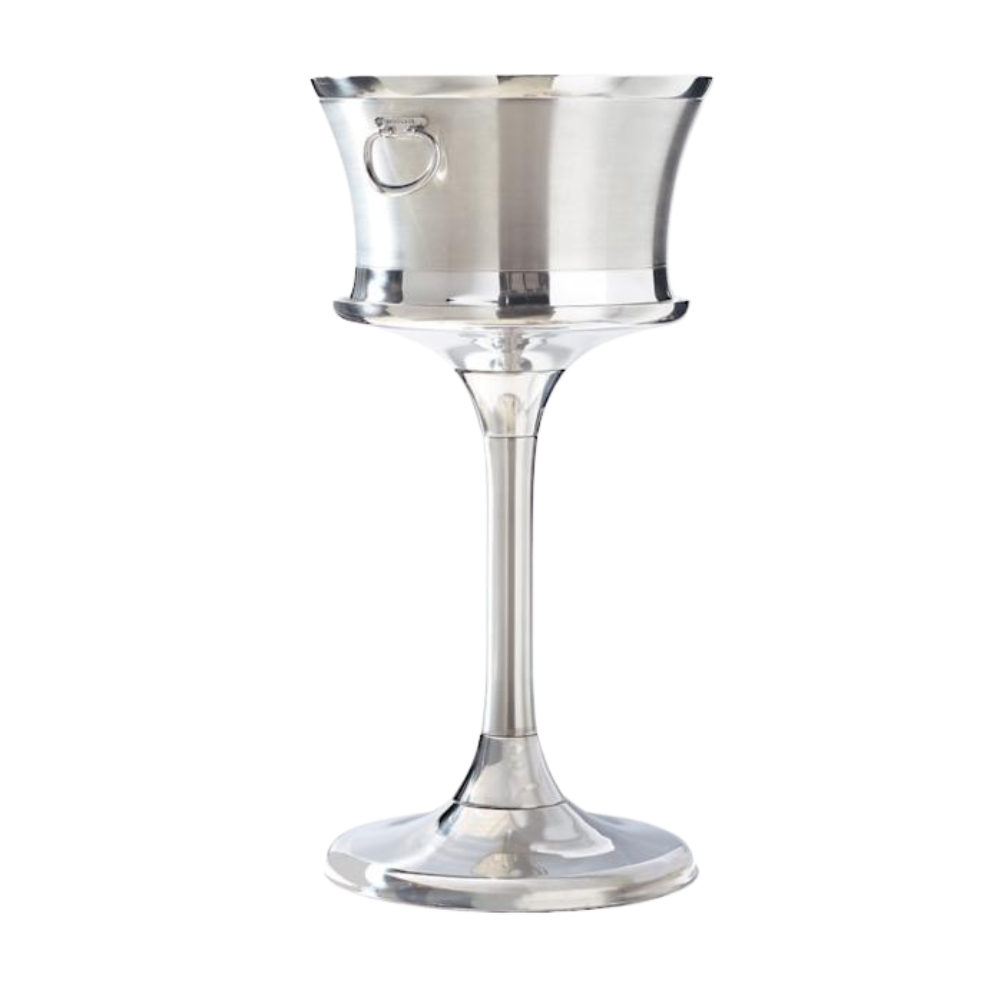 WNG-3831-Steel-Pedestal-Tub-with-Stand-5-Silver Stainless Steel Pedestal Beverage Tub with Stand