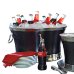 Stainless Steel Pedestal Beverage Tub with Stand