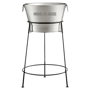 Round Stainless Steel Beverage Tub with Stand