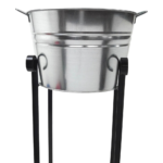 Enameled Galvanized Tub with Iron Stand