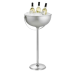 Round Beverage Stand with Handle