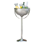 Round Beverage Stand with Handle
