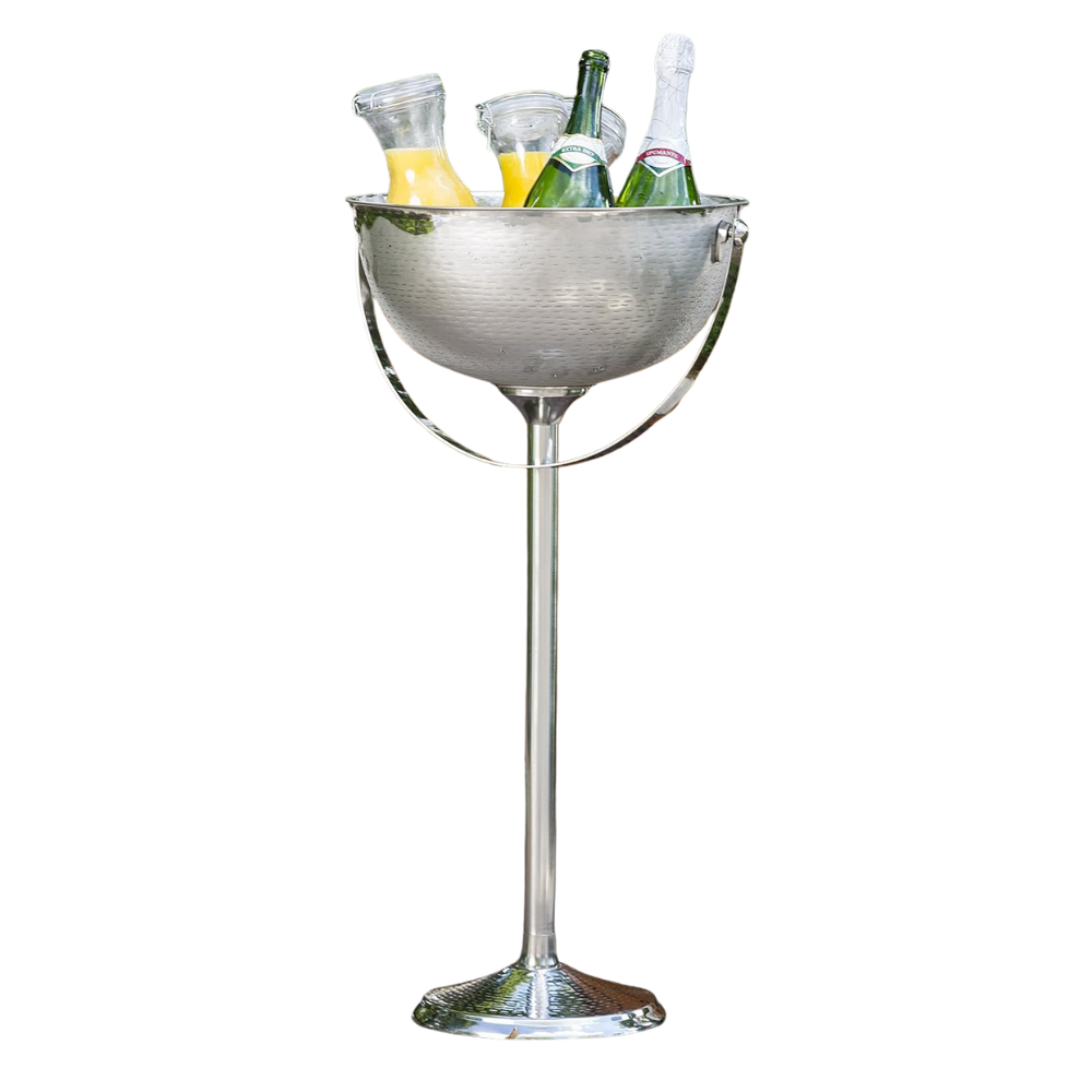 WNG-3839-Round-Beverage-Stand-with-Handle-5 Round Beverage Stand with Handle