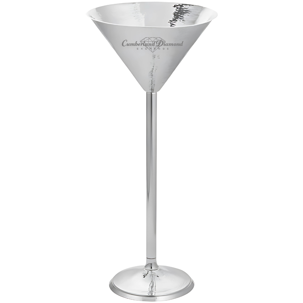 WNG-3843-Martini-Glass-Beverage-Stand-1 Stainless Steel Martini Glass Beverage Stand