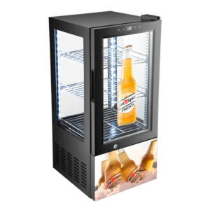65L Four Sided Glass Cooler