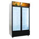 1200L 2-Door Upright Chiller Display