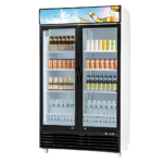 1200L 2-Door Upright Chiller Display