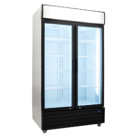 1200L 2-Door Upright Chiller Display