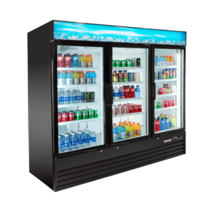 1600L 3 Door Refrigerator with Hinged Doors