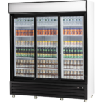 1600L 3 Door Refrigerator with Hinged Doors