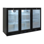 320L 3-Door Back Bar Beer Fridge Swing Door