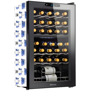 91L 32-Bottle Dual Zone MAX Compressor Wine Cooler