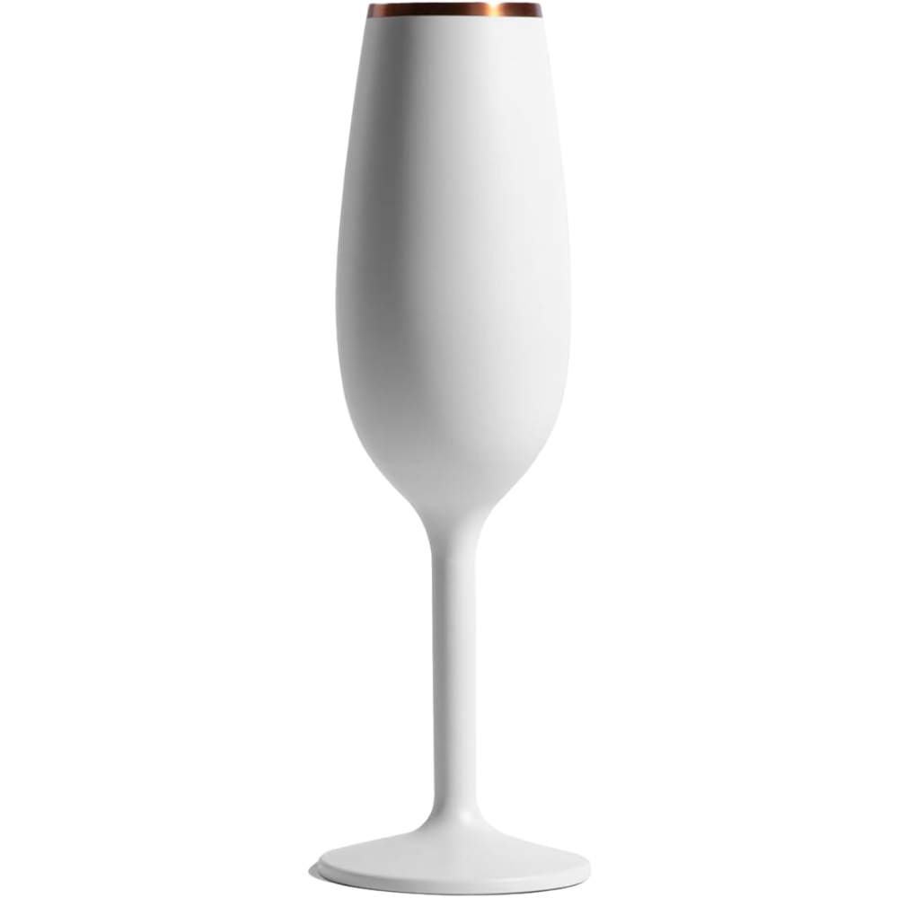 WNG-4013-6oz-Insulated-Flute-3-White 6oz. Stainless Steel Insulated Wine & Champagne Flute