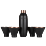Insulated Cocktail Shaker and Martini Tumbler Barware Set