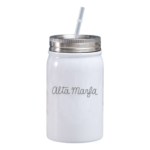 17oz. Mason Tumbler with Straw