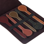 Leather Wine Charms