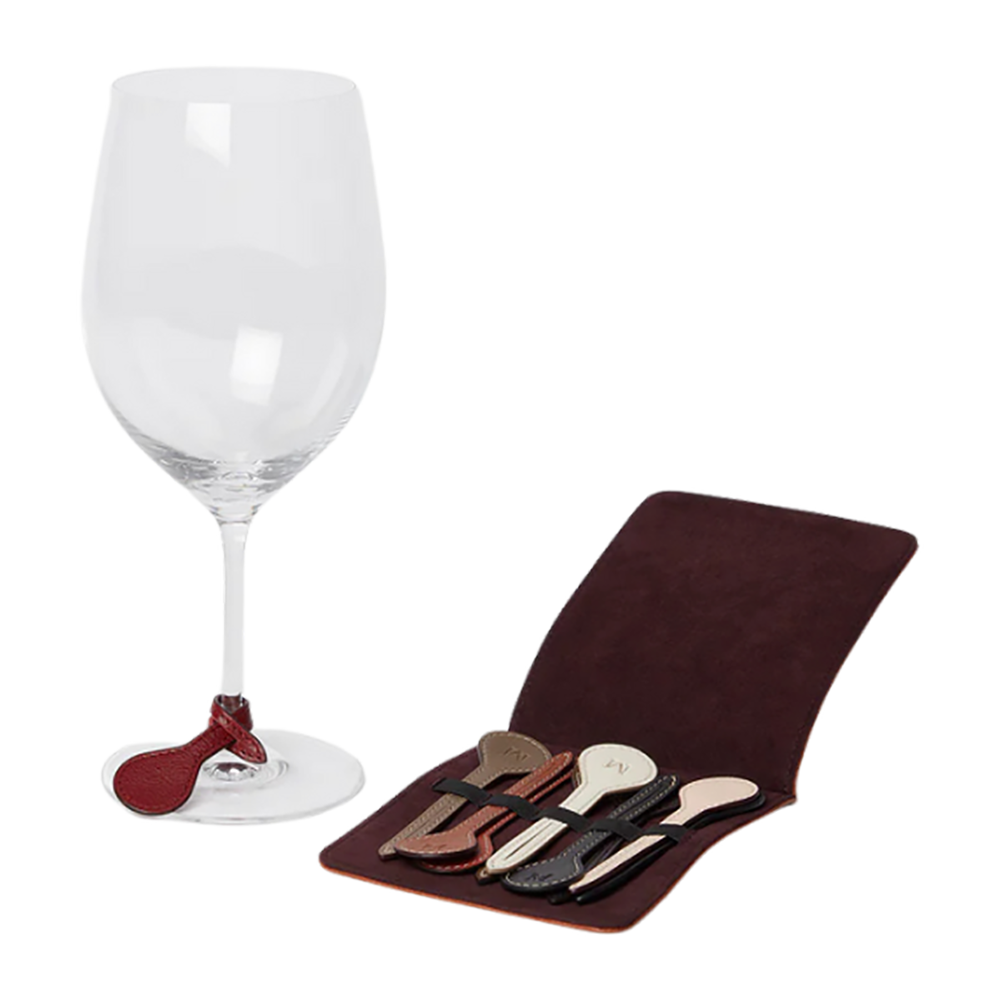 WNG-4035-Leather-Wine-Charms-9 Leather Wine Charms