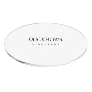 4" Clear Acrylic Coaster