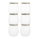 14oz. Vino Gold Rim