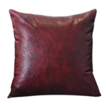 Premium Faux Leather Throw Pillow Cover