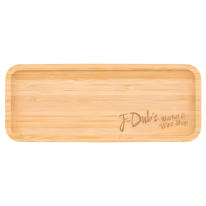 Rectangular Bamboo Serving Tray