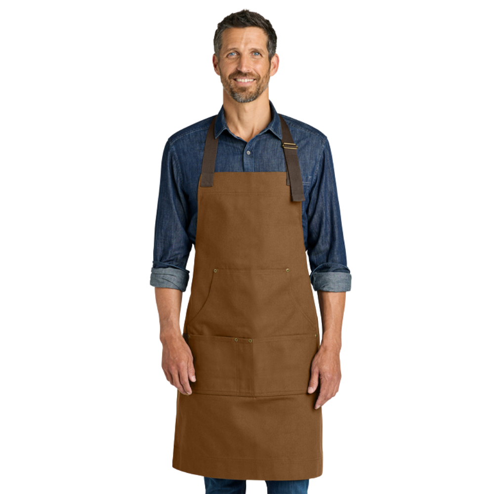 WNG-4266-Port-Authority®-Signature-Workwear-Apron-2-DarkBrown Port Authority® Signature Workwear Apron