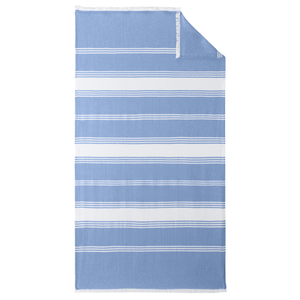 WNG-4269-Port-Authority®-Beach-Throw-8-StrongBlue:White Port Authority® Beach Throw
