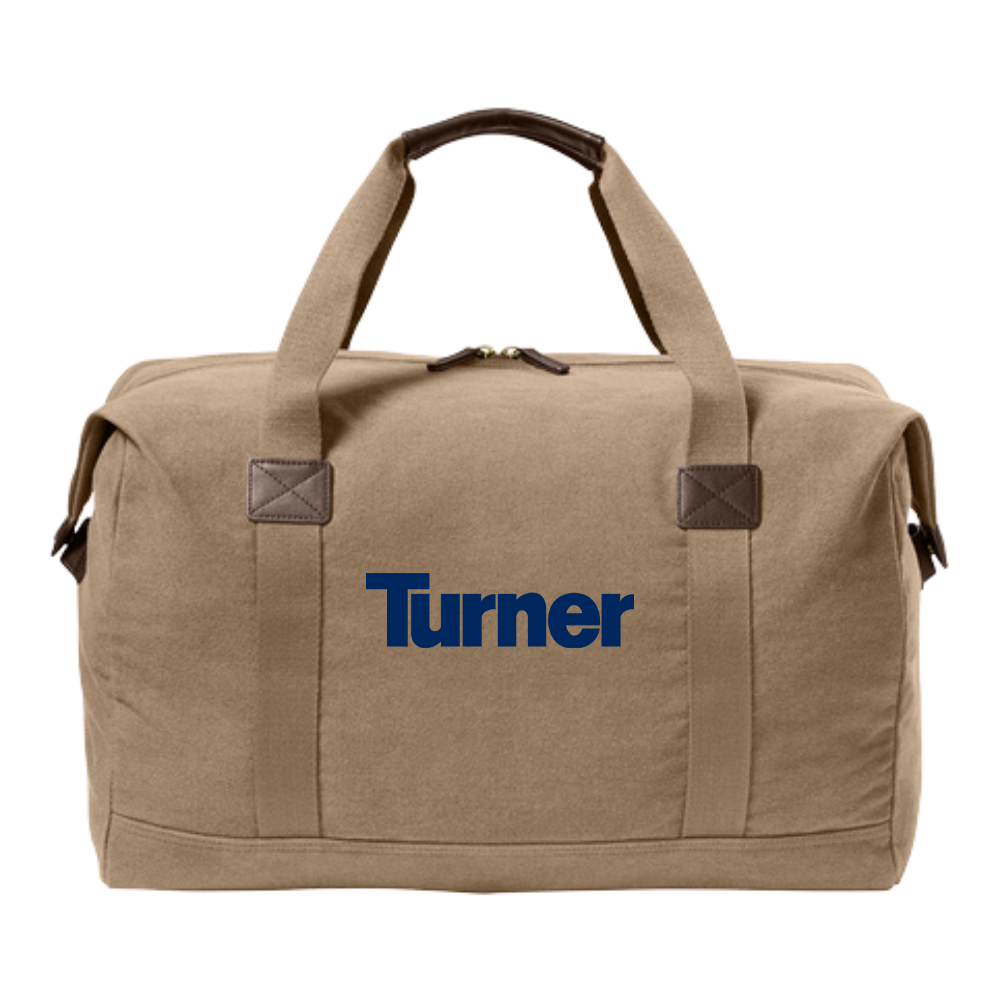 WNG-4272-Port-Authority®-Washed-Canvas-Duffel-1-WoodlandBrown Port Authority® Washed Canvas Duffel