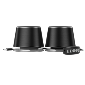 Bluetooth Computer Speakers with USB 3.0 and Blue Lighting