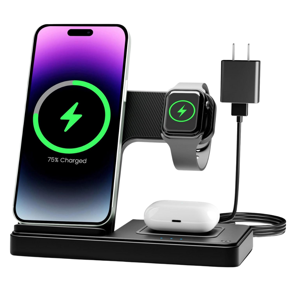 WNG-4118-3-in-1 Multi-Device-Charger-4-Black 3-in-1 Multi-Device Charger