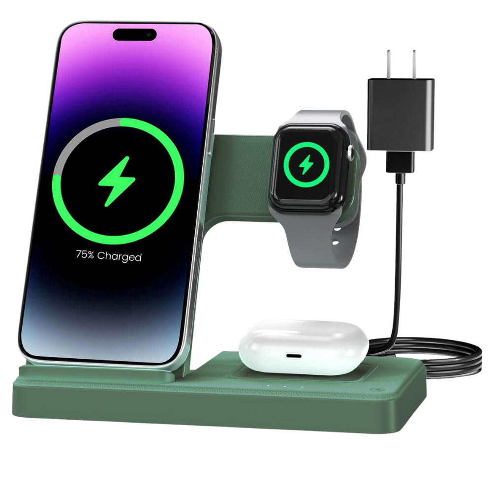 WNG-4118-3-in-1 Multi-Device-Charger-6-DarkGreen 3-in-1 Multi-Device Charger