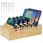 Bamboo Multi-Device Charging Station