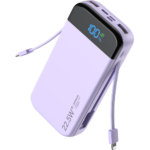 32000mAh Power Bank with Built-in Cables