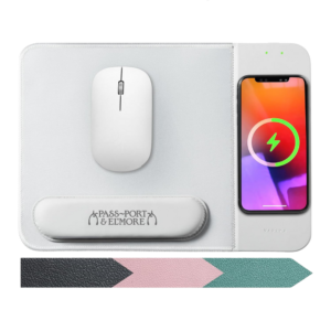 15W Wireless Charging Mouse Pad with Detachable Wrist Support