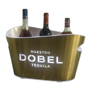 LED Apex Metal Ice Bucket