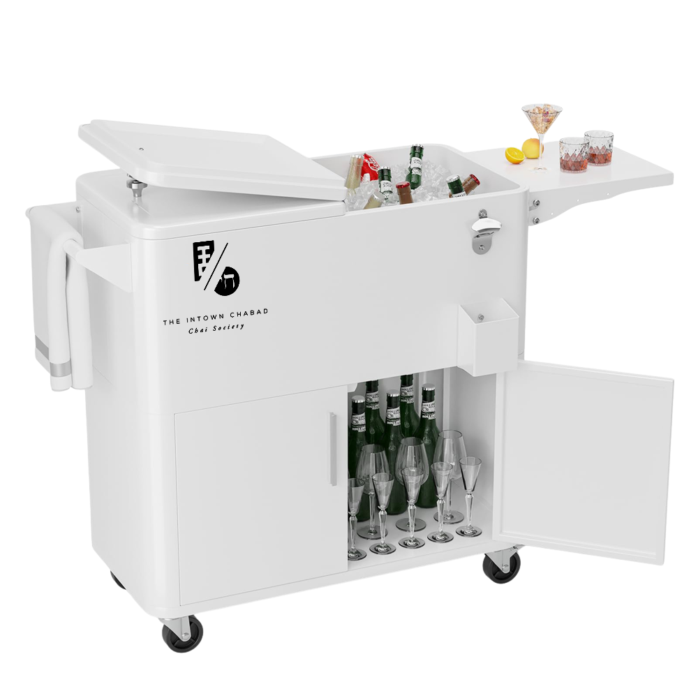 80 QT Patio Cooler with Storage