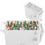 80 QT Patio Cooler with Storage