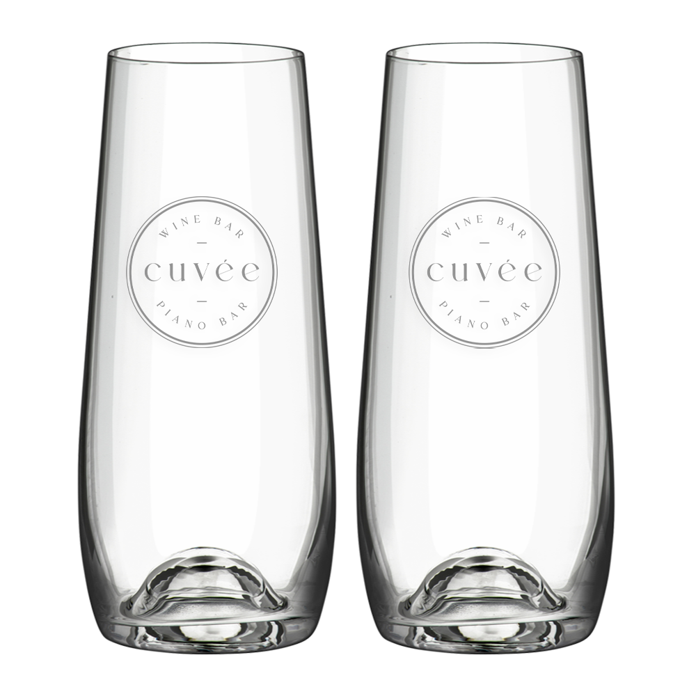 9oz. Drink Master Stemless Champagne Flutes in Carton Gift Box, Set of 2