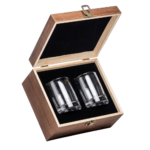 Whiskey Glass Set - Wooden Box