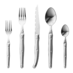 20-Piece Laguiole Mid-Gauge Flatware Set