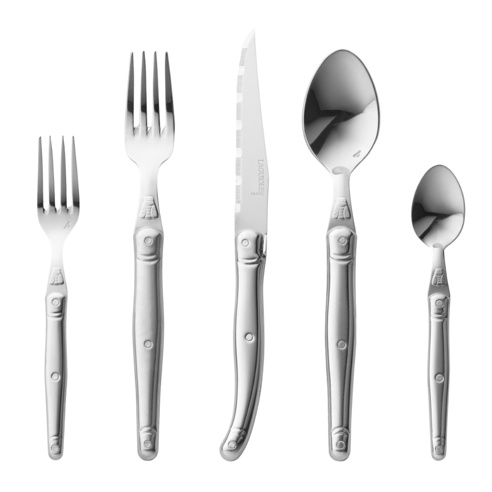 WNG-4350-Laguiole-Mid-Gauge-Flatware-Set-20pcs-3-StainlessSteel 20-Piece Laguiole Mid-Gauge Flatware Set