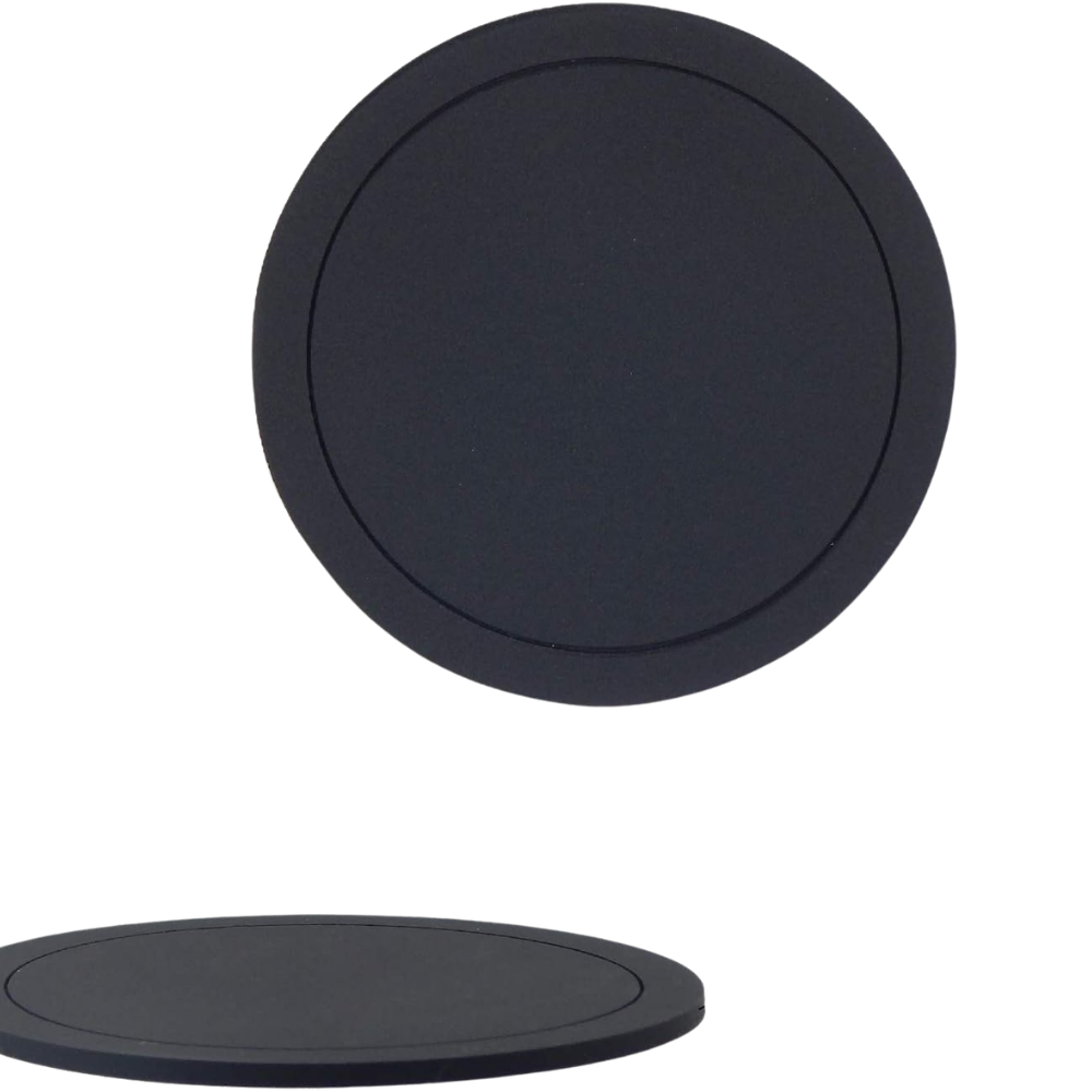 WNG-4380-Round-Coaster-with-Holder-Set-5 Round Silicone Coaster with Holder Set